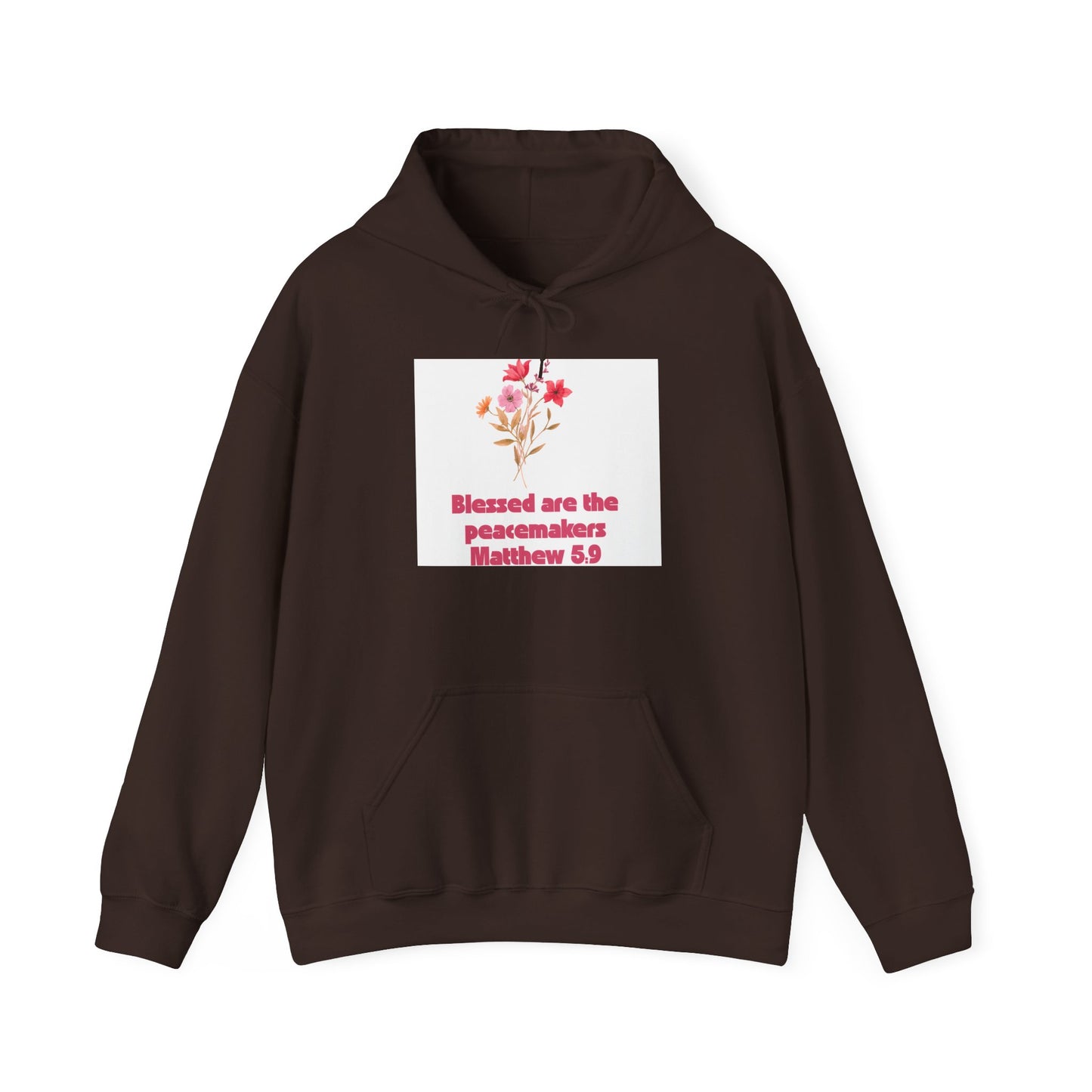 Blessed Are the Peacemakers Hoodie, Unisex Sweatshirt, Faith-Based Apparel, Gift for Christian Friends, Cozy Hooded Sweatshirt