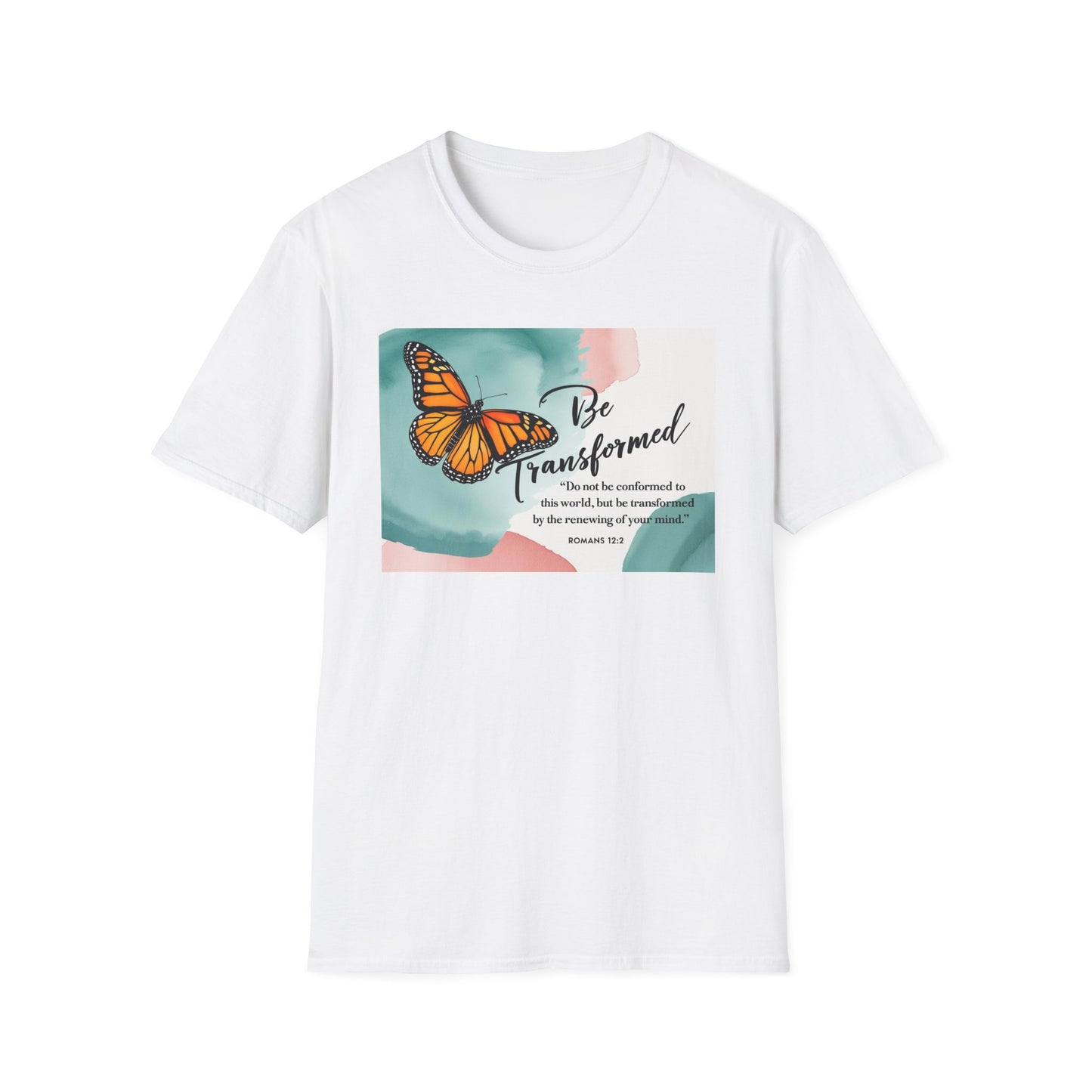 Inspirational Butterfly T-Shirt - 'Be Transformed'