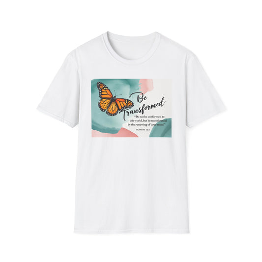 Inspirational Butterfly T-Shirt - 'Be Transformed'