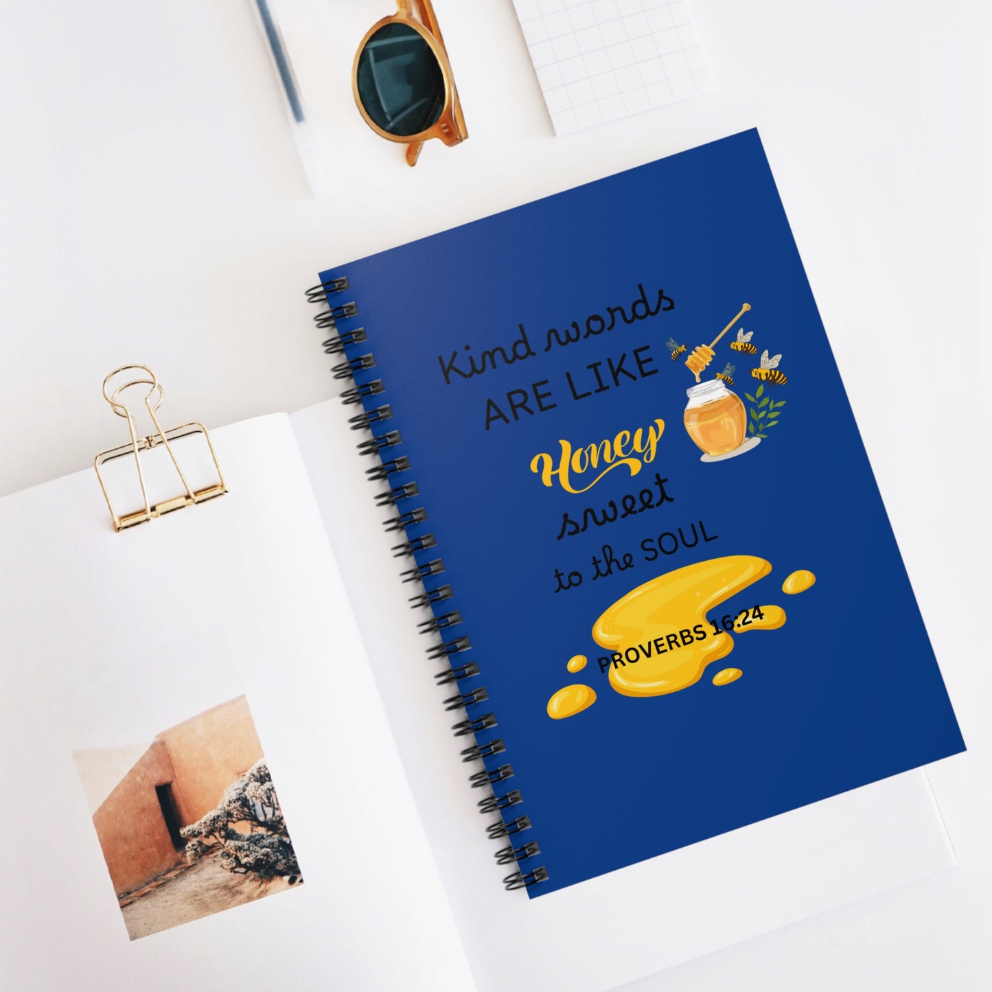 Spiral Notebook - Kind Words - Ruled Line
