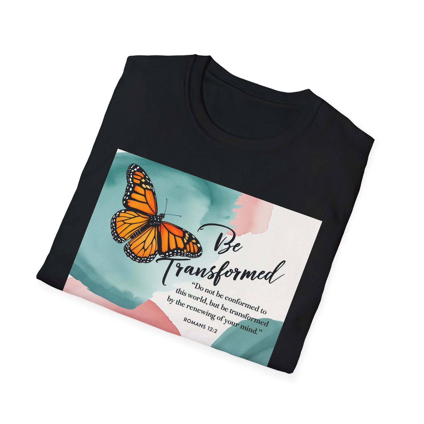 Inspirational Butterfly T-Shirt - 'Be Transformed'
