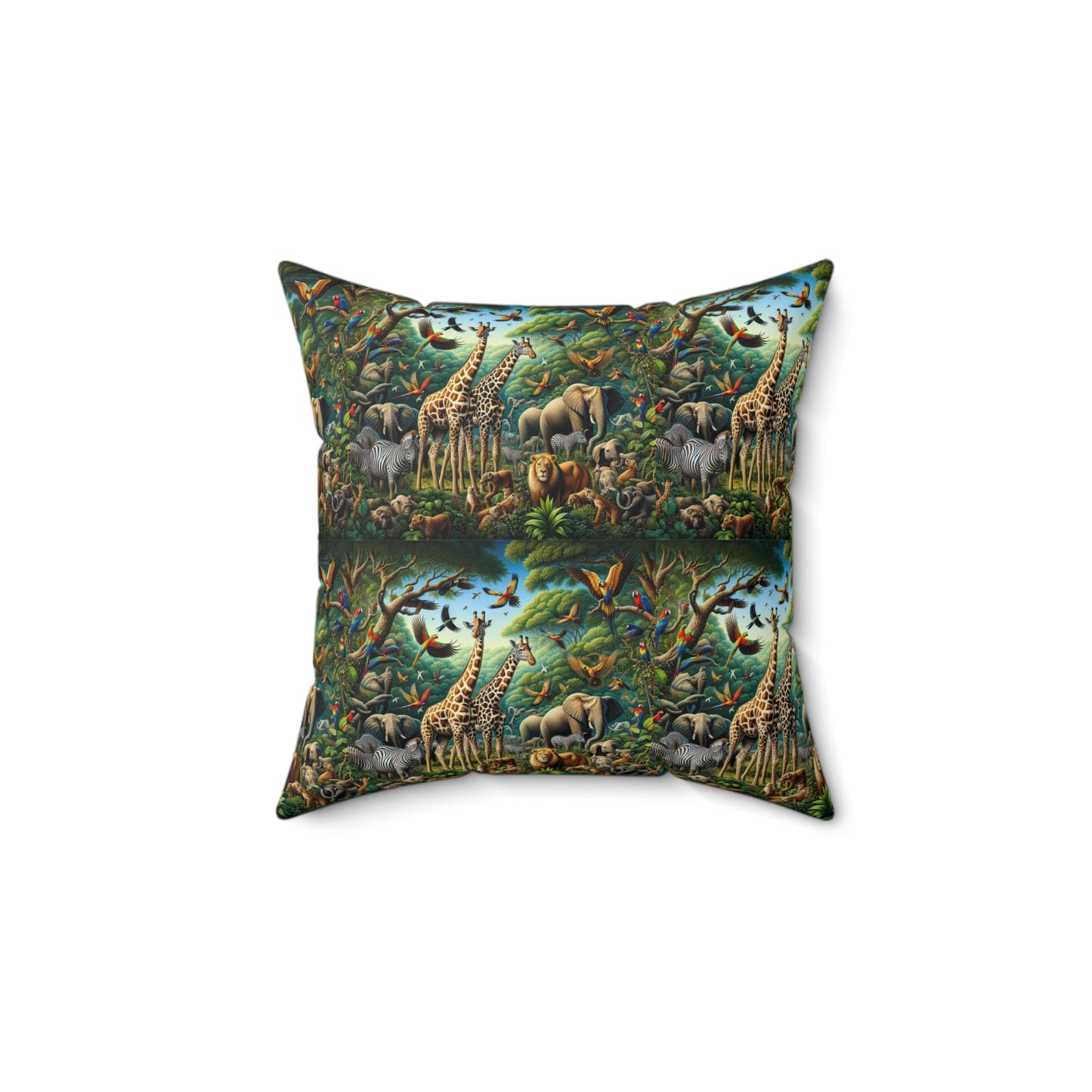 Spun Polyester Square Pillow