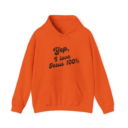 Yep I Love Jesus Faith-Inspired Hoodie