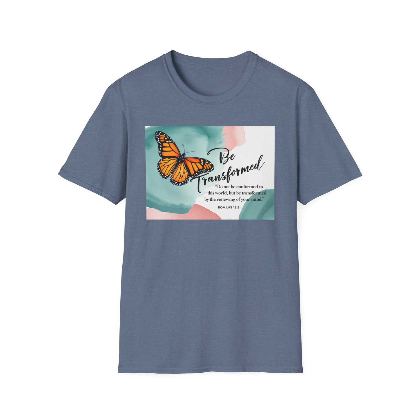 Inspirational Butterfly T-Shirt - 'Be Transformed'