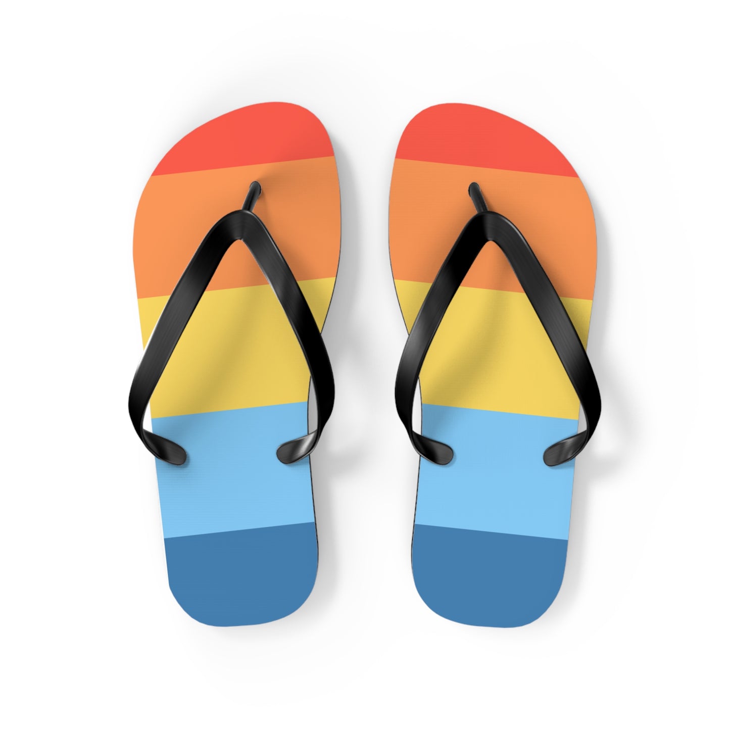 Colorful Summer Flip Flops, Beach Footwear, Vacation Sandals, Summer Accessories, Fun Pool Slides