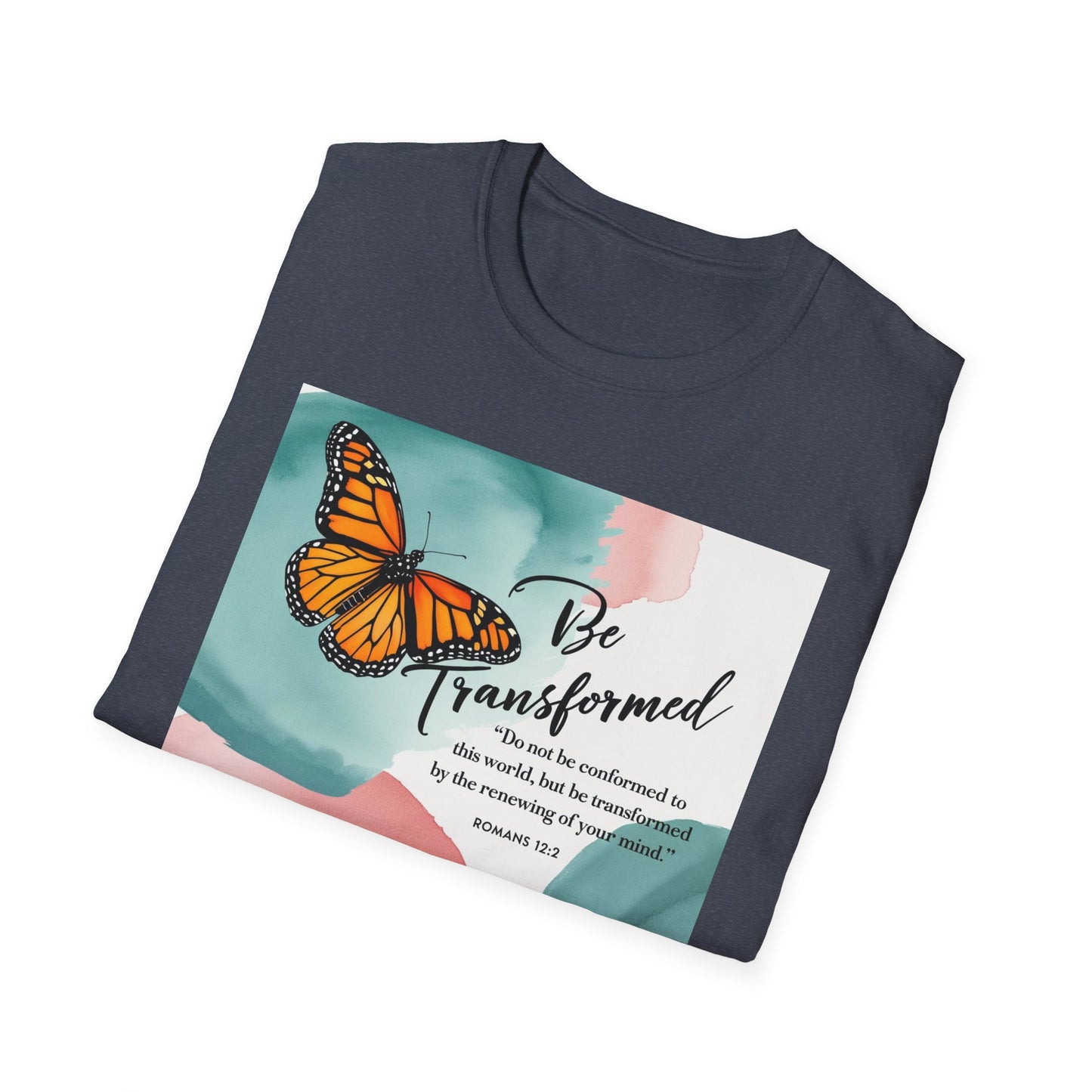 Inspirational Butterfly T-Shirt - 'Be Transformed'