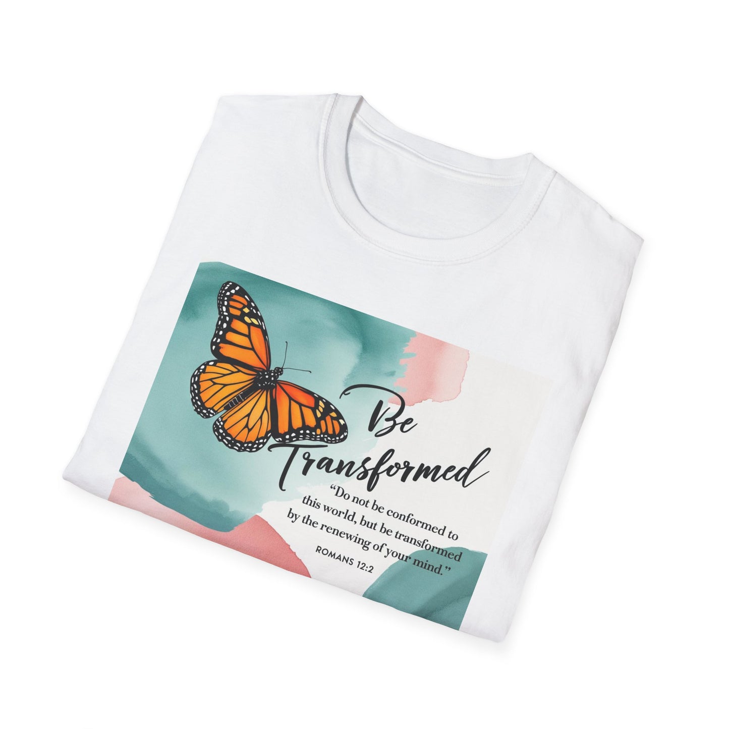 Inspirational Butterfly T-Shirt - 'Be Transformed'