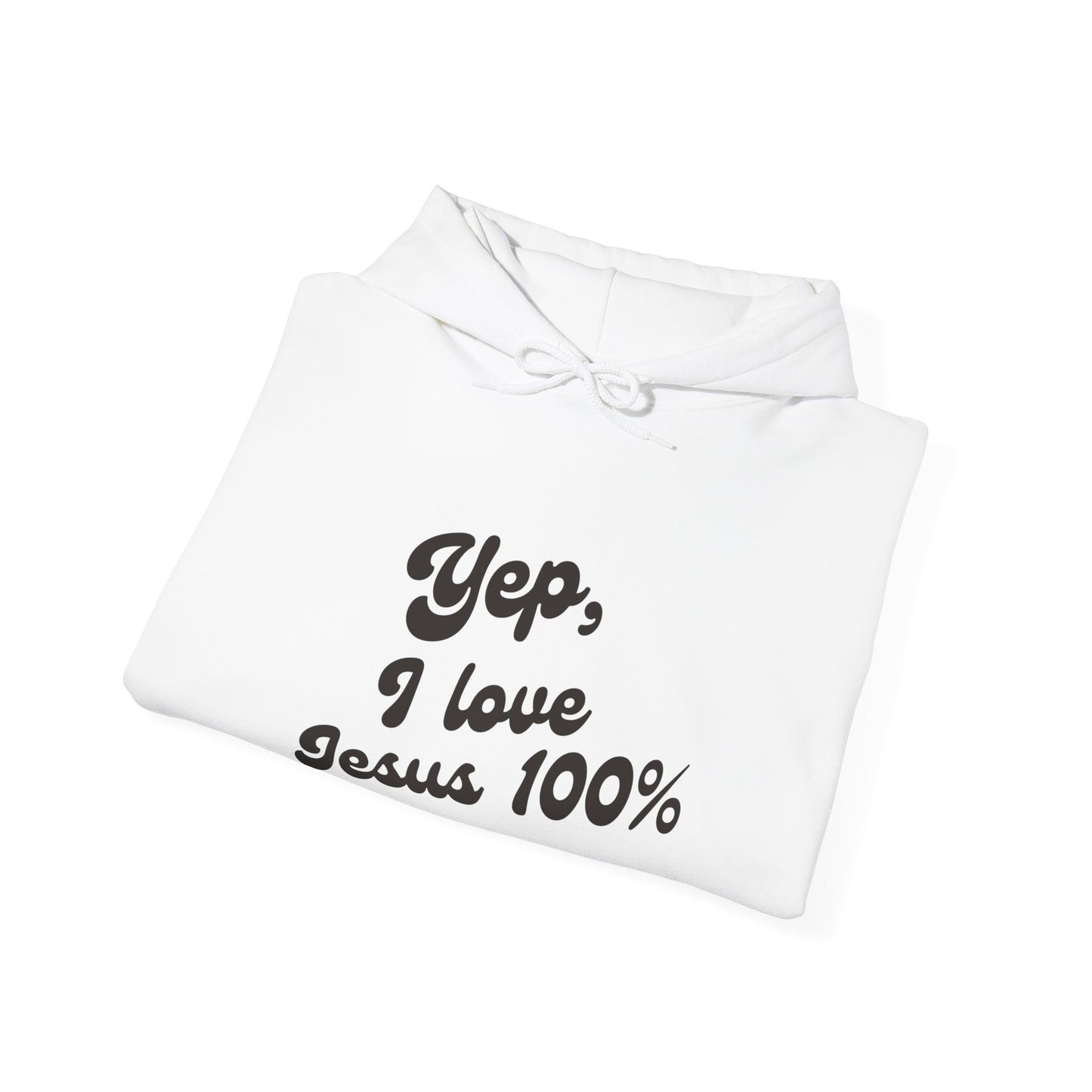Yep I Love Jesus Faith-Inspired Hoodie