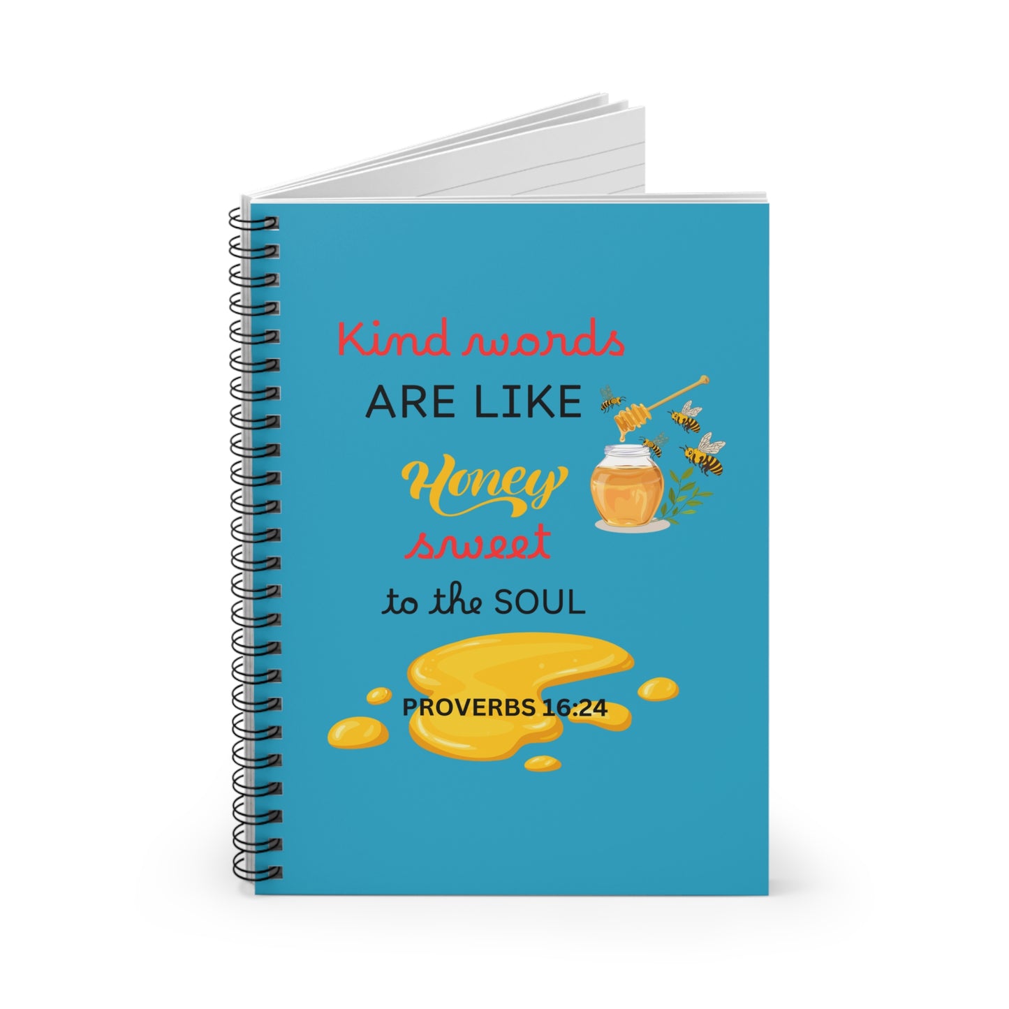 Kind Words Spiral Notebook - Ruled Line