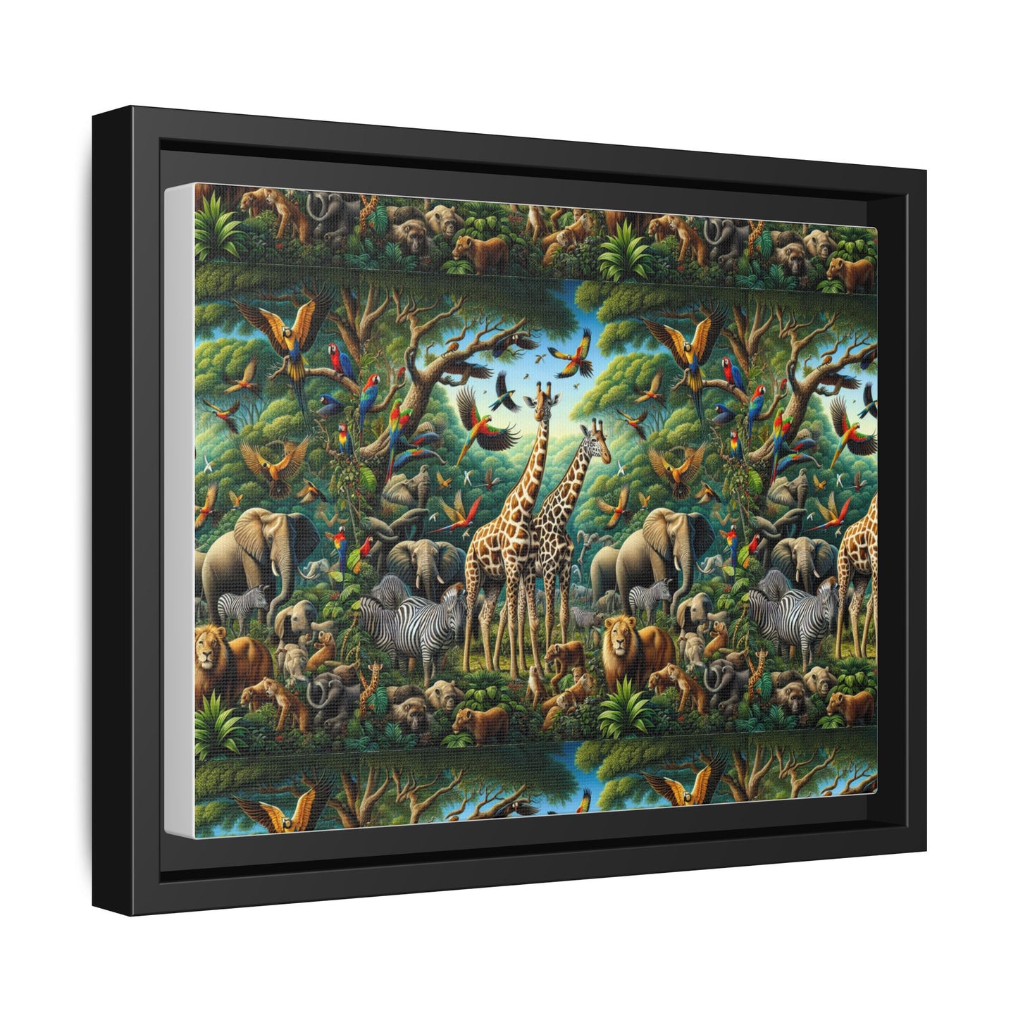 Matte Canvas, Black Frame