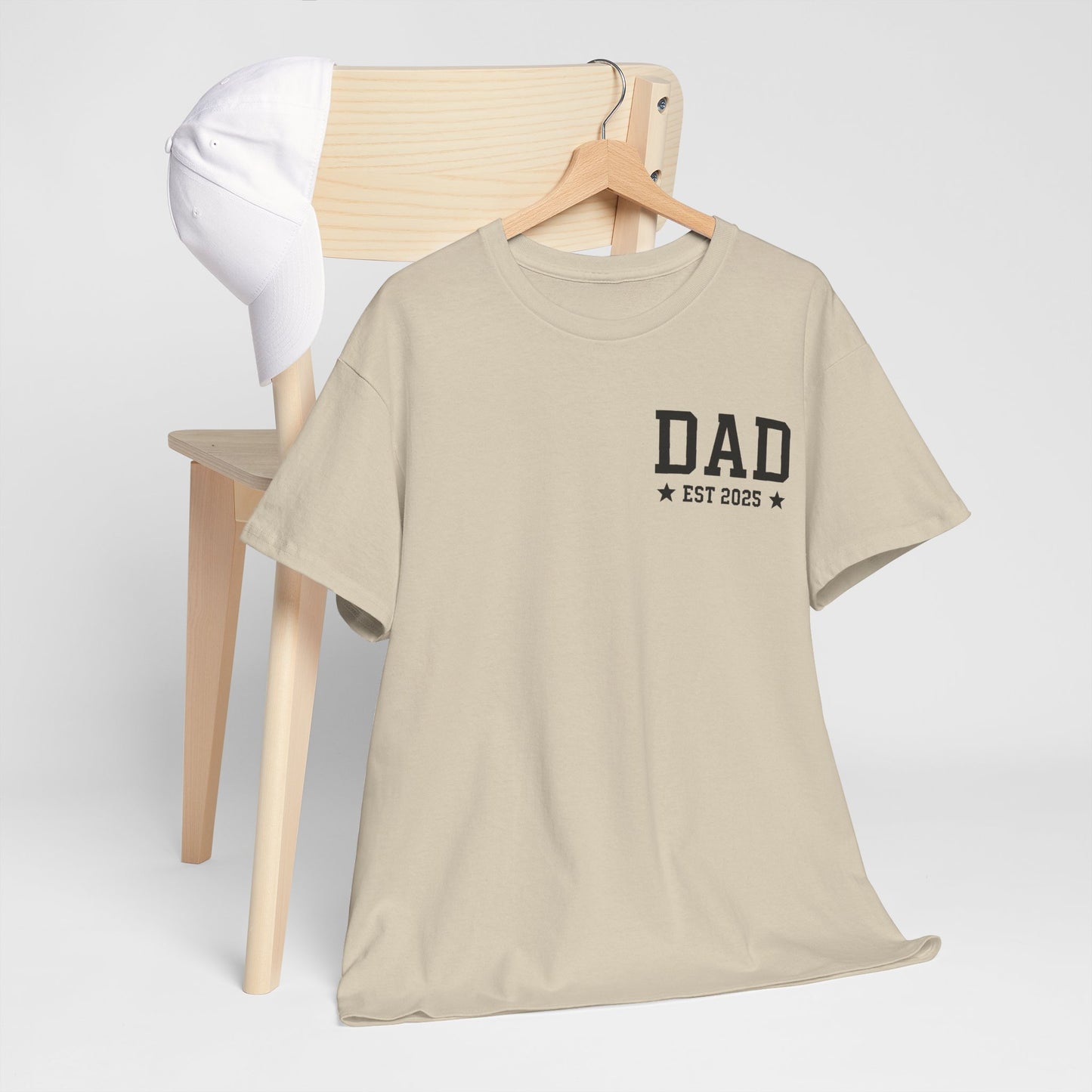 T-Shirt DAD EST 2025 Unisex Heavy Cotton Tee