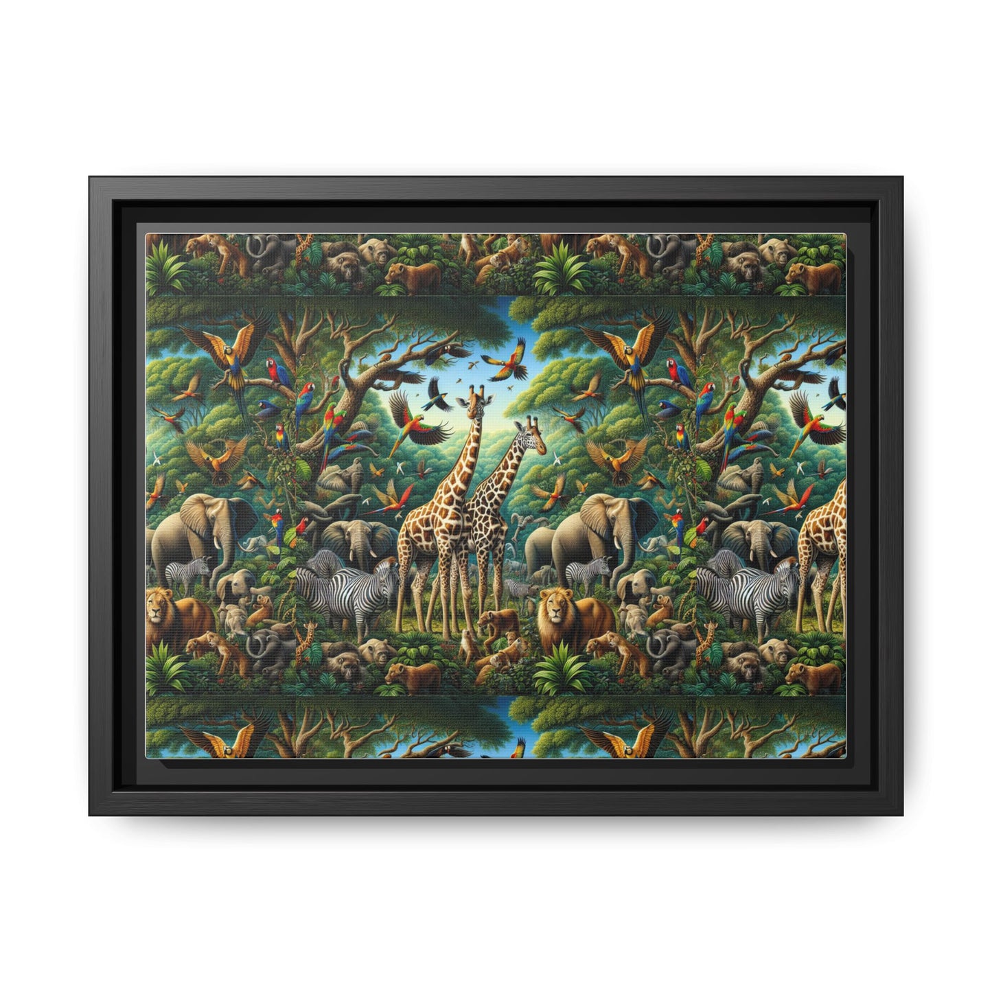 Matte Canvas, Black Frame