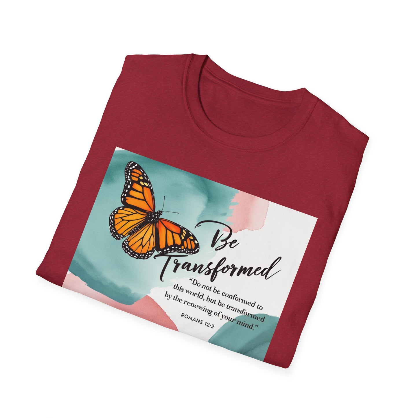 Inspirational Butterfly T-Shirt - 'Be Transformed'