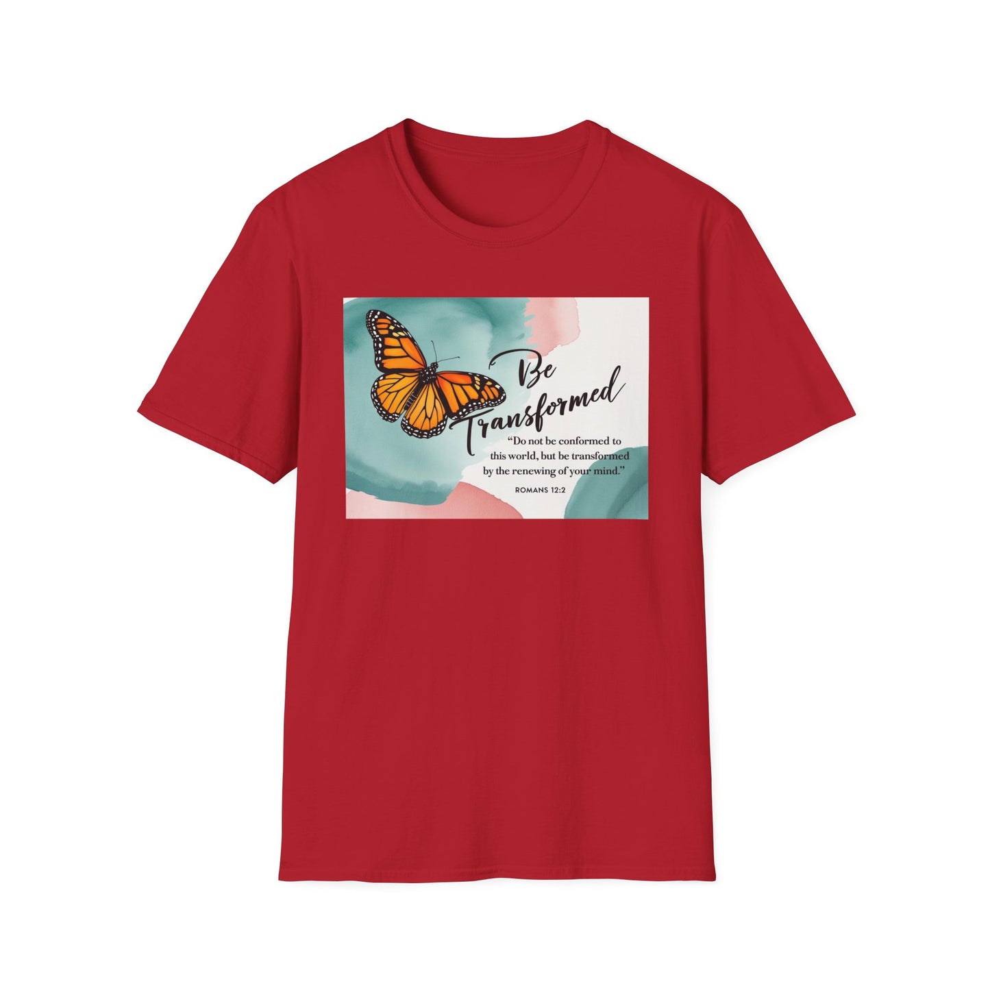 Inspirational Butterfly T-Shirt - 'Be Transformed'