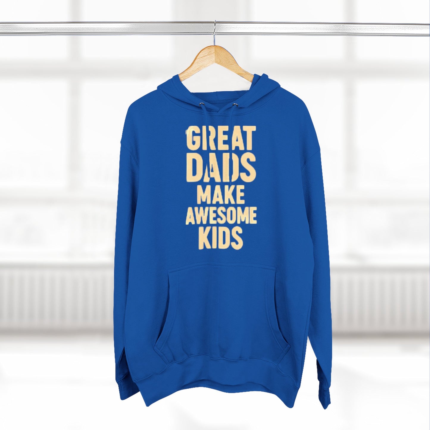 Fleece Hoodie - Great Dad Make Awesome Kids Design