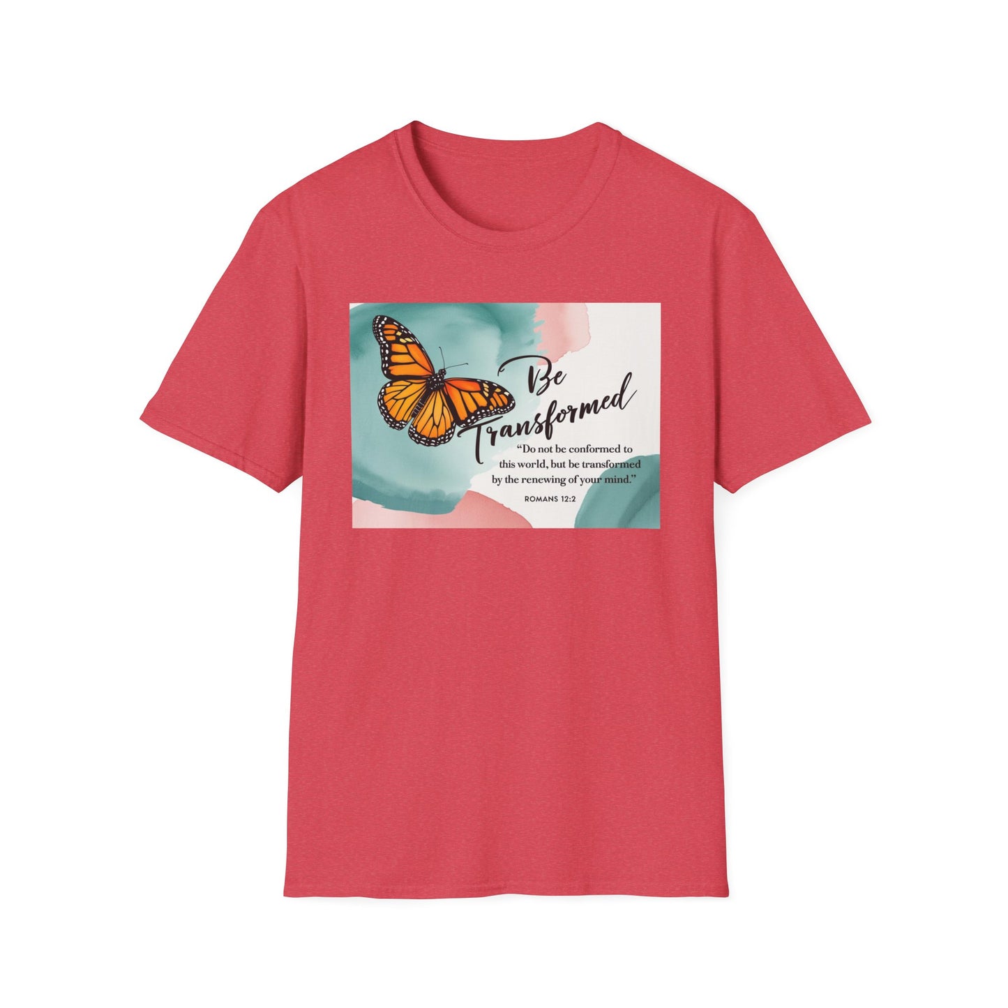 Inspirational Butterfly T-Shirt - 'Be Transformed'