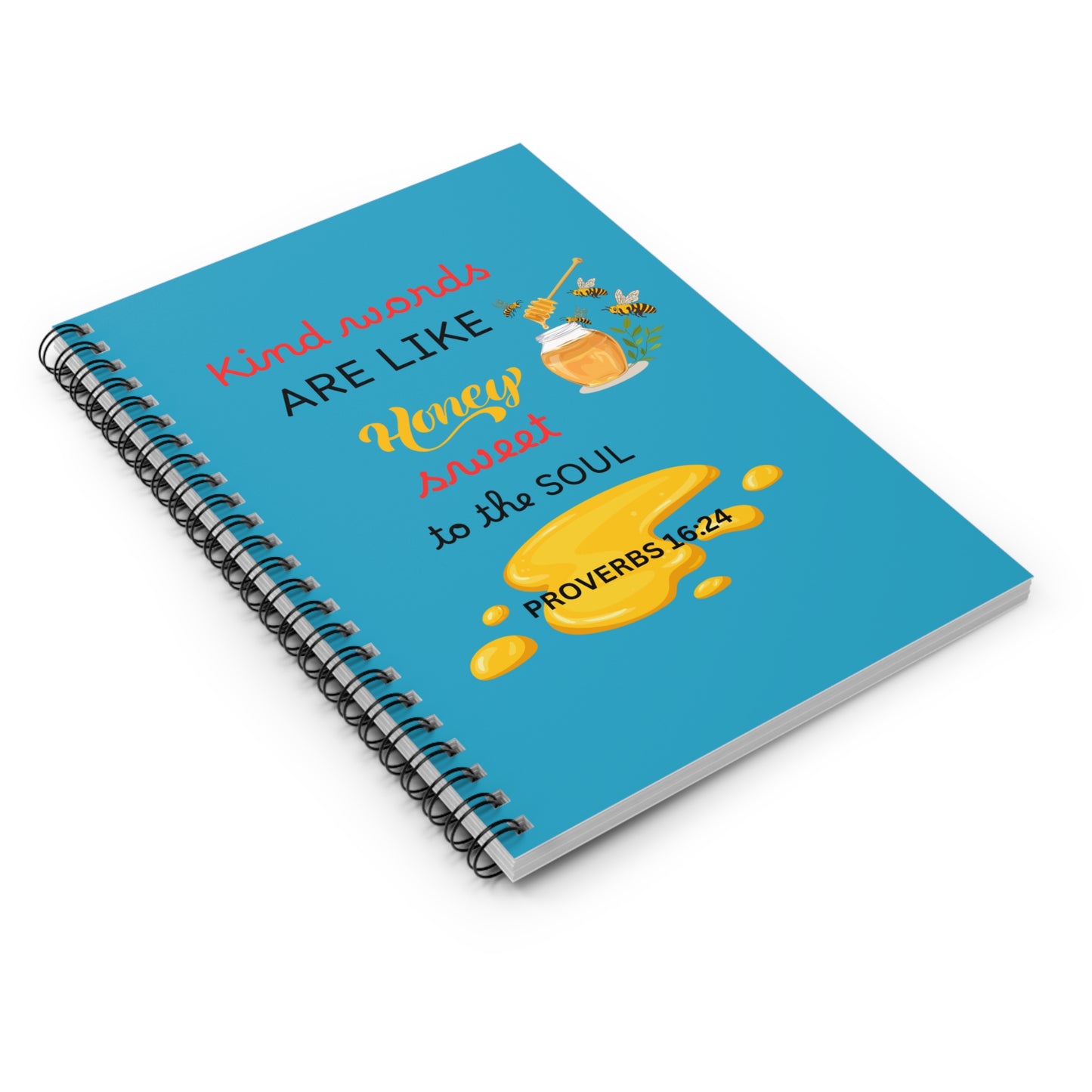 Kind Words Spiral Notebook - Ruled Line