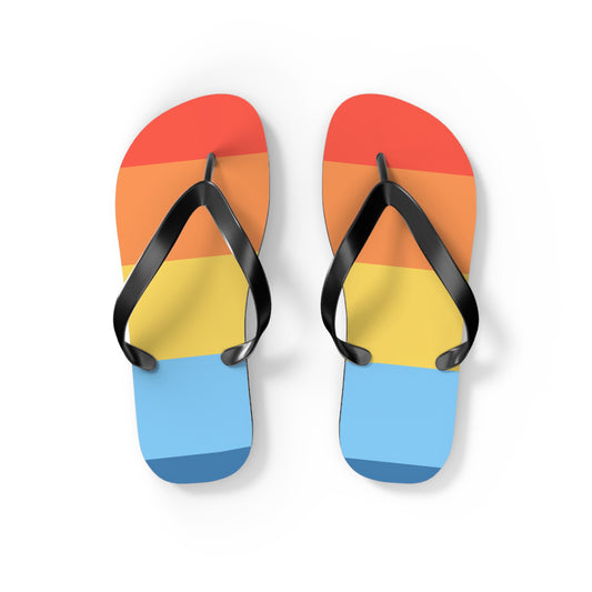 Colorful Summer Flip Flops, Beach Footwear, Vacation Sandals, Summer Accessories, Fun Pool Slides
