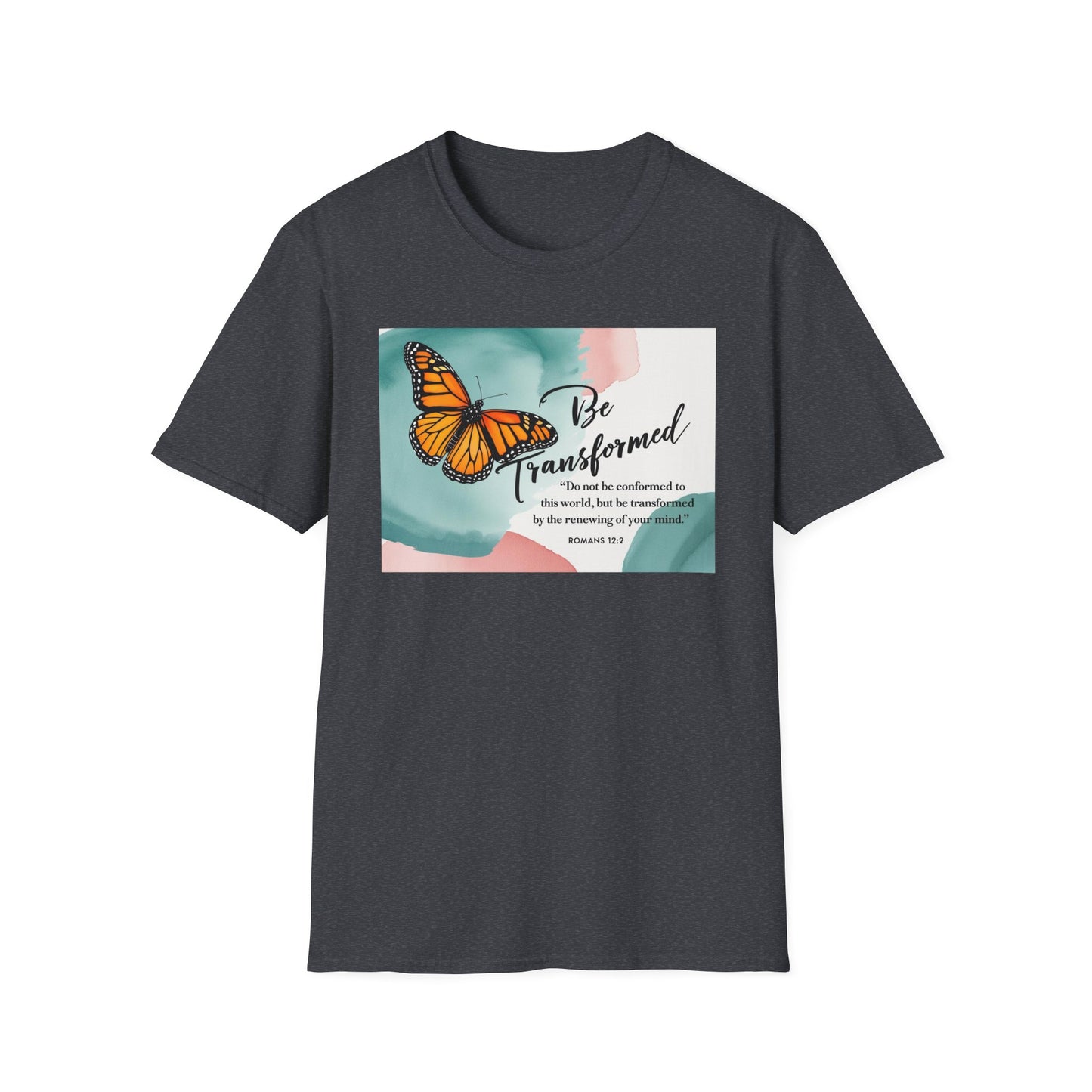 Inspirational Butterfly T-Shirt - 'Be Transformed'