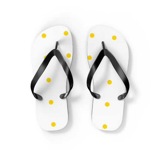 Polka Dot Flip Flops