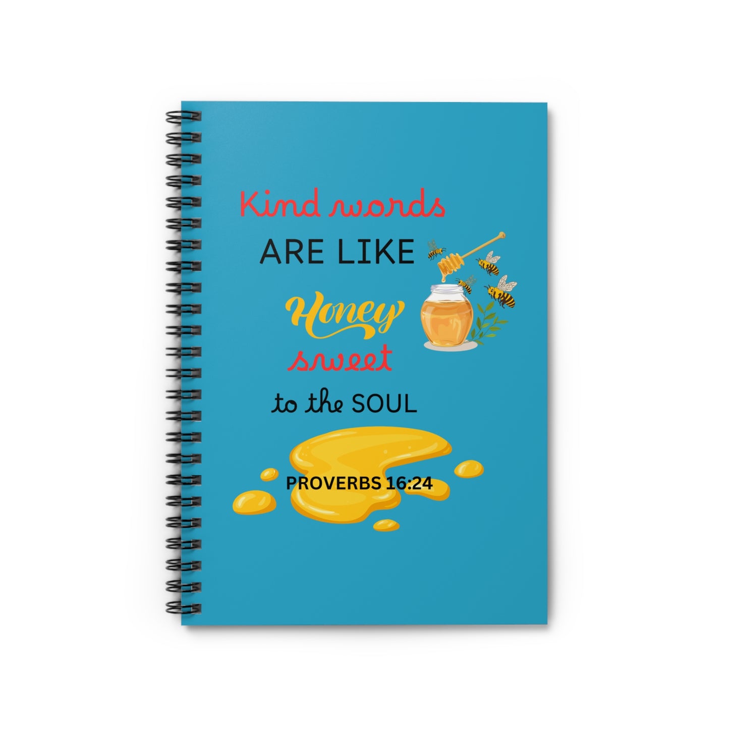 Kind Words Spiral Notebook - Ruled Line