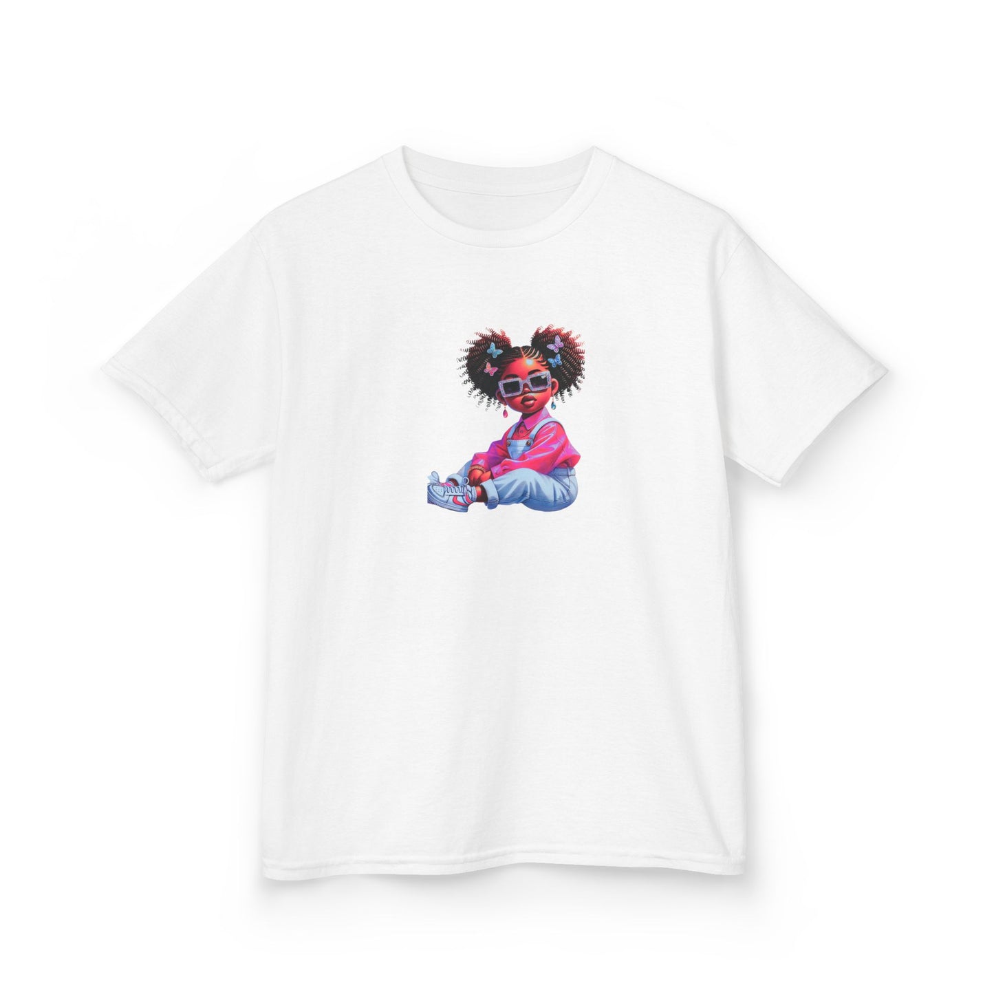 Kids Graphic Tee - Cool Kid with Sunglasses, Perfect for Birthdays, Casual Wear, Back to School, Gift for Little Trendsetters