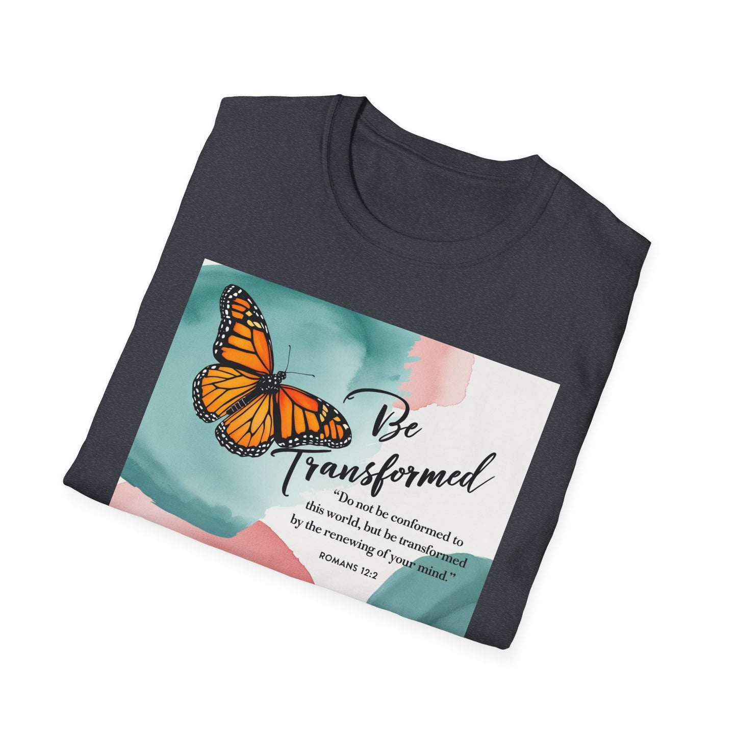 Inspirational Butterfly T-Shirt - 'Be Transformed'