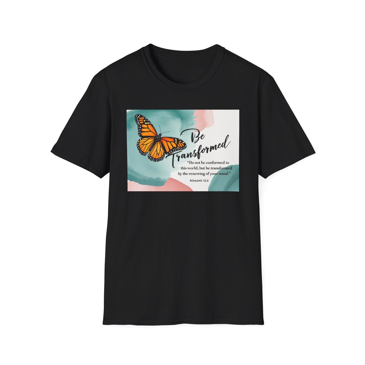 Inspirational Butterfly T-Shirt - 'Be Transformed'