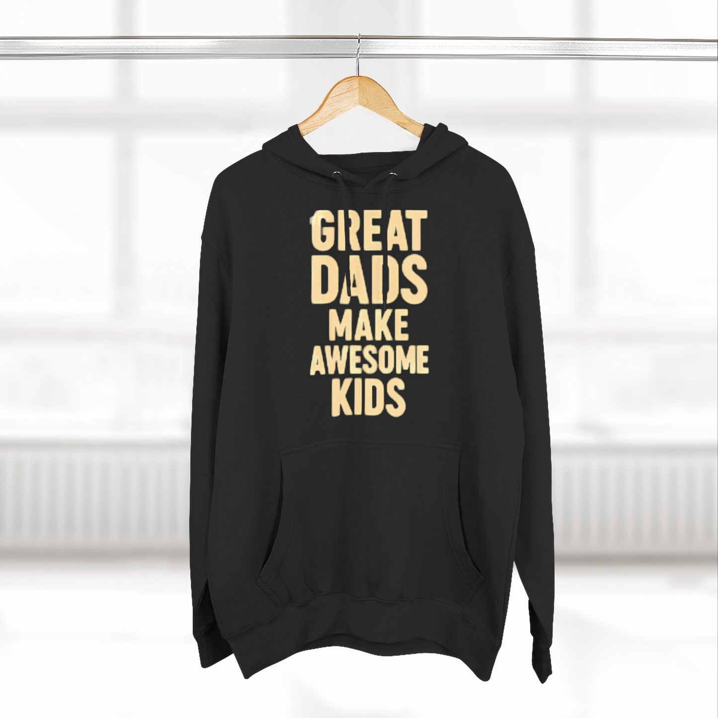 Fleece Hoodie - Great Dad Make Awesome Kids Design